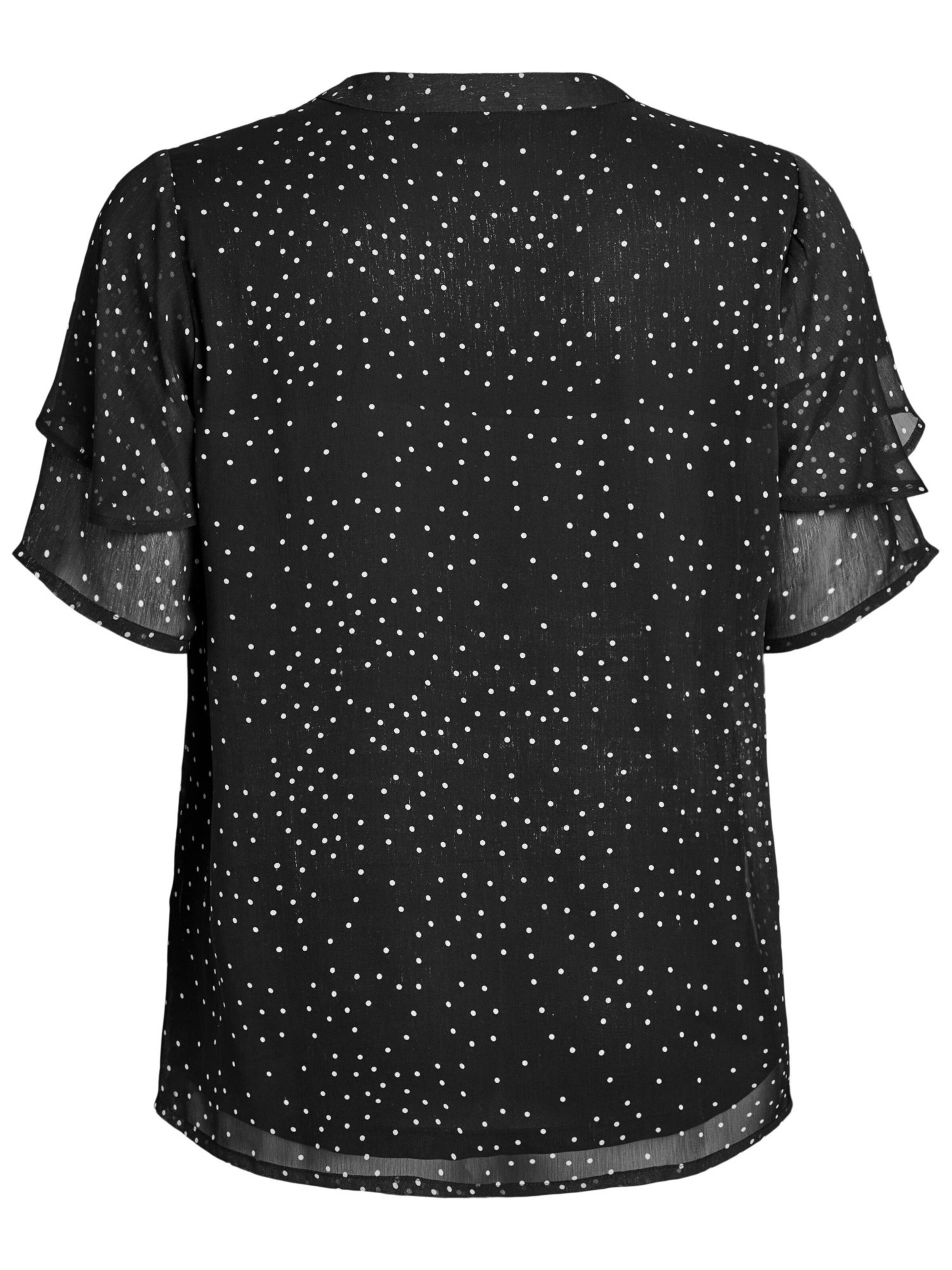 Zizzi Blúz 'Doru' - fekete