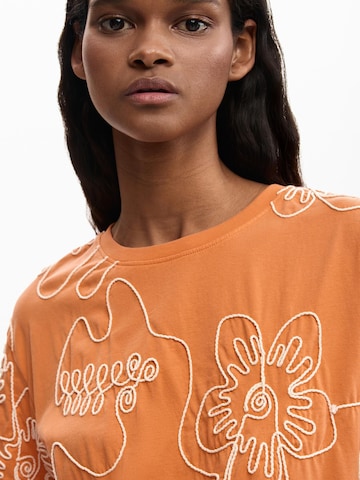 Tricou de la Desigual pe portocaliu