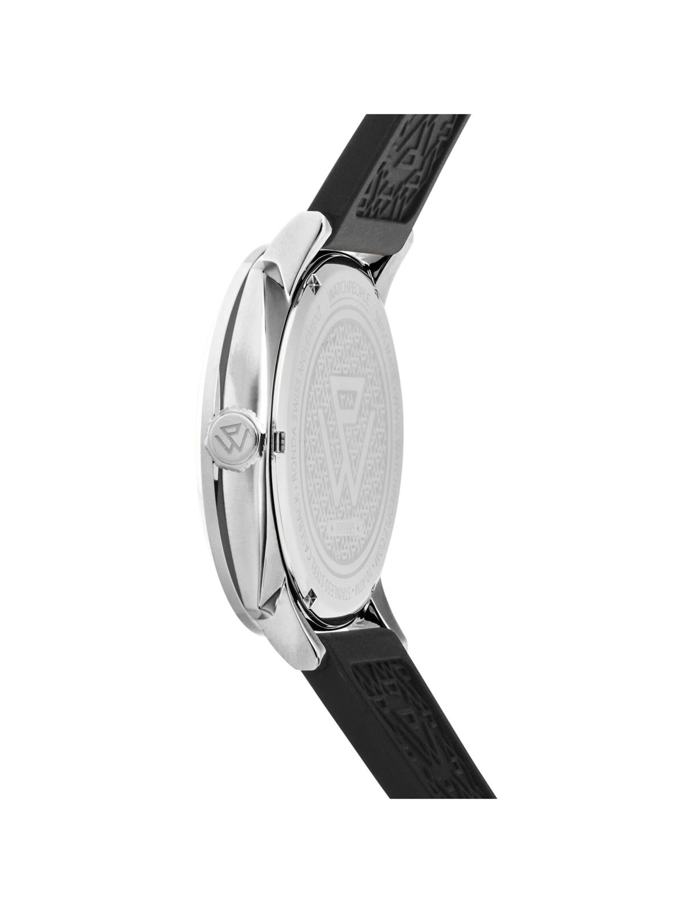 Montre à affichage analogique Watchpeople en argent