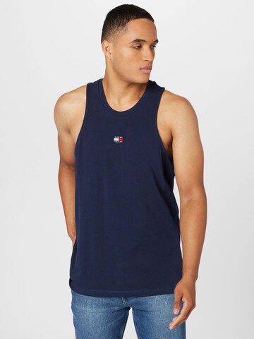 T-Shirt Tommy Jeans en bleu : devant