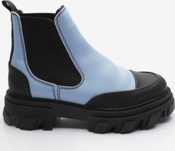 GANNI Dress Boots in 40 in Blue: front