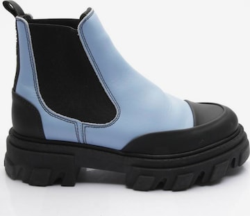 GANNI Dress Boots in 40 in Blue: front