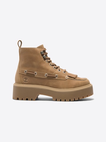 TIMBERLAND Fűzős rövid szárú csizmák 'Stone Street' - barna