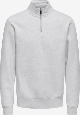 Only & Sons Свитшот 'ONSCERES' в Серый: спереди