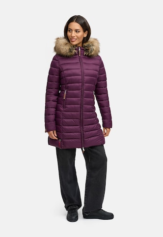 MARIKOO Mantel 'Rose' in Lila: Vorderseite