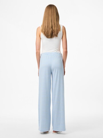 PIECES Wide leg Broek 'PCMonique' in Blauw