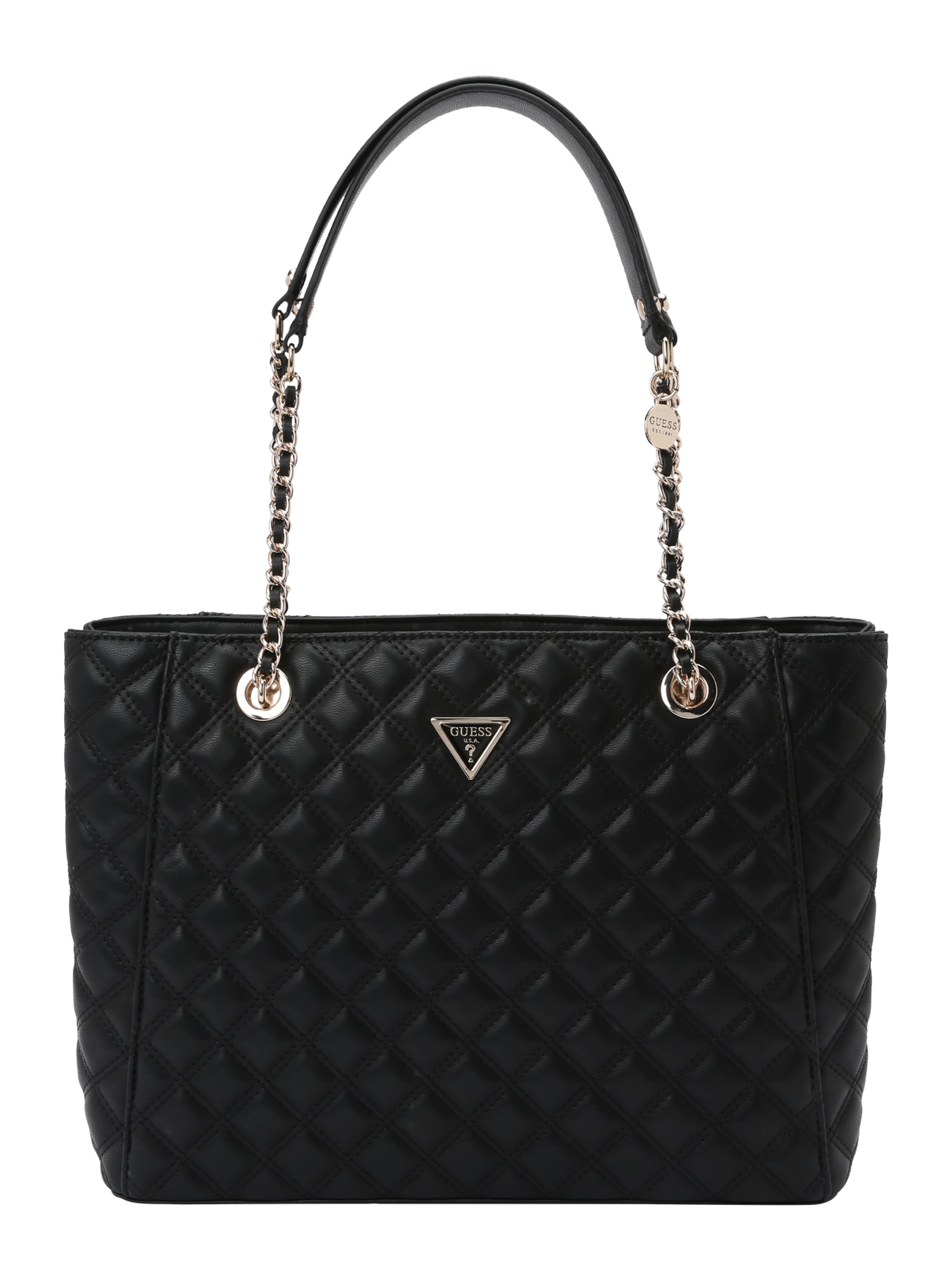 GUESS Shopper 'GIULLY II LARGE TOTE' in Black: front