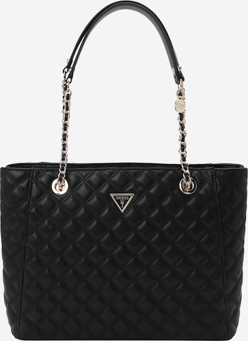 GUESSShopper torba 'GIULLY II LARGE TOTE' - crna boja: prednji dio