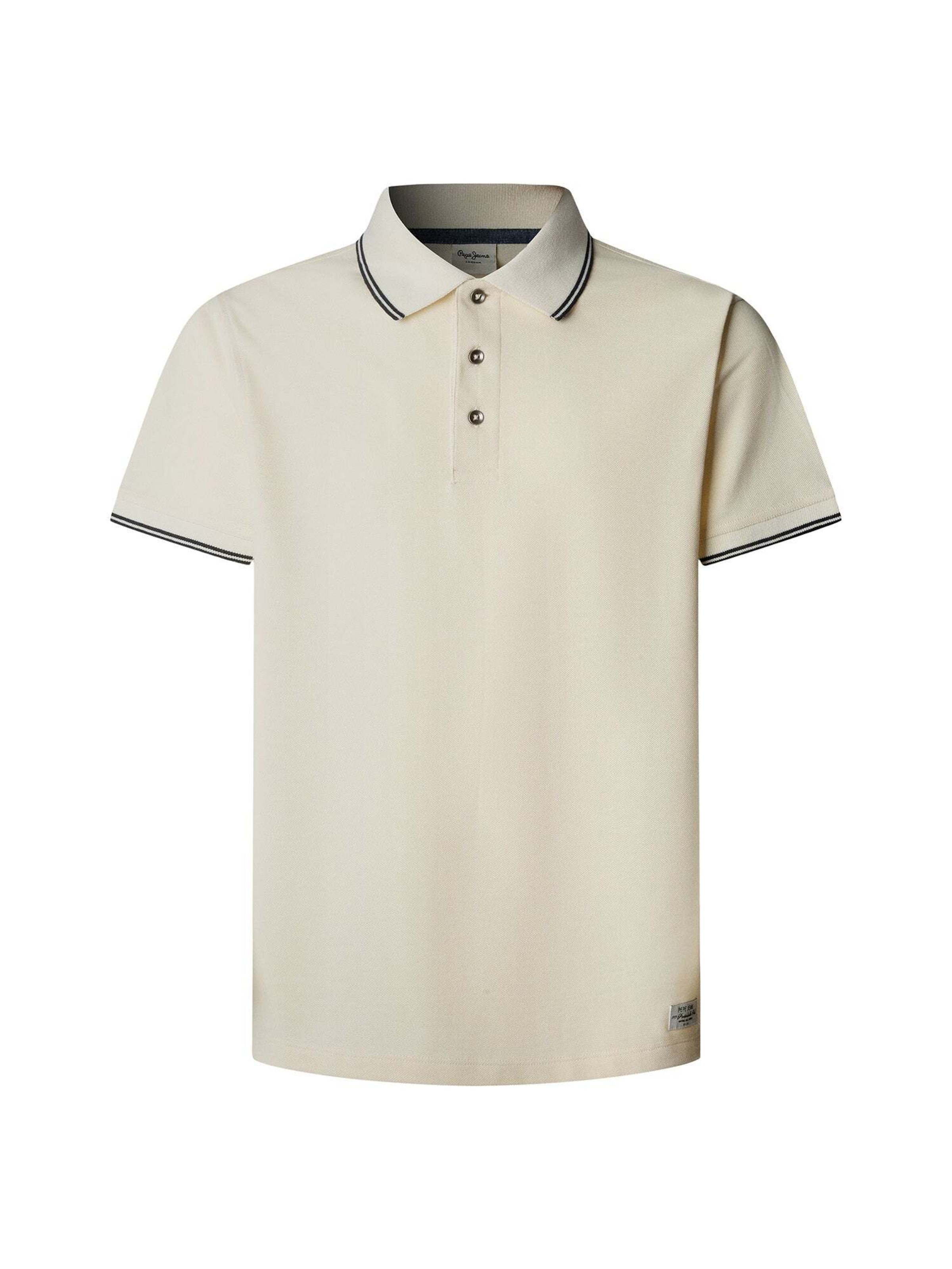 Pepe Jeans Poloshirt 'Muller' in Weiß: Vorderseite