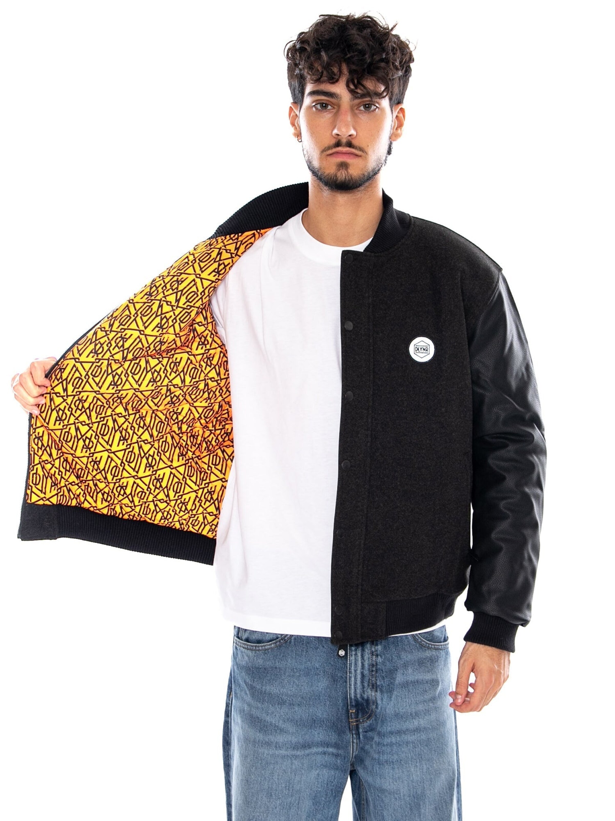Veste mi-saison 'CORPORATE BOMBER BLACK' DOLLY NOIRE en noir