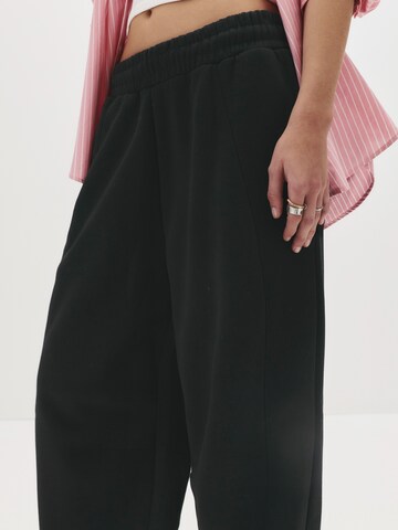 Pull&Bear Baggy Broek in Zwart