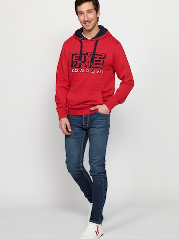 Sweat-shirt KOROSHI en rouge