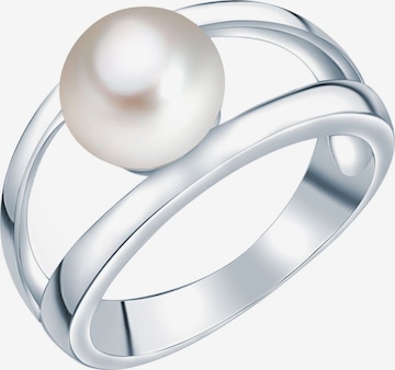 Valero Pearls Ring in Silver: front