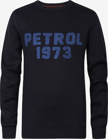 Petrol Industries Trui 'Bloomington' in Blauw: voorkant