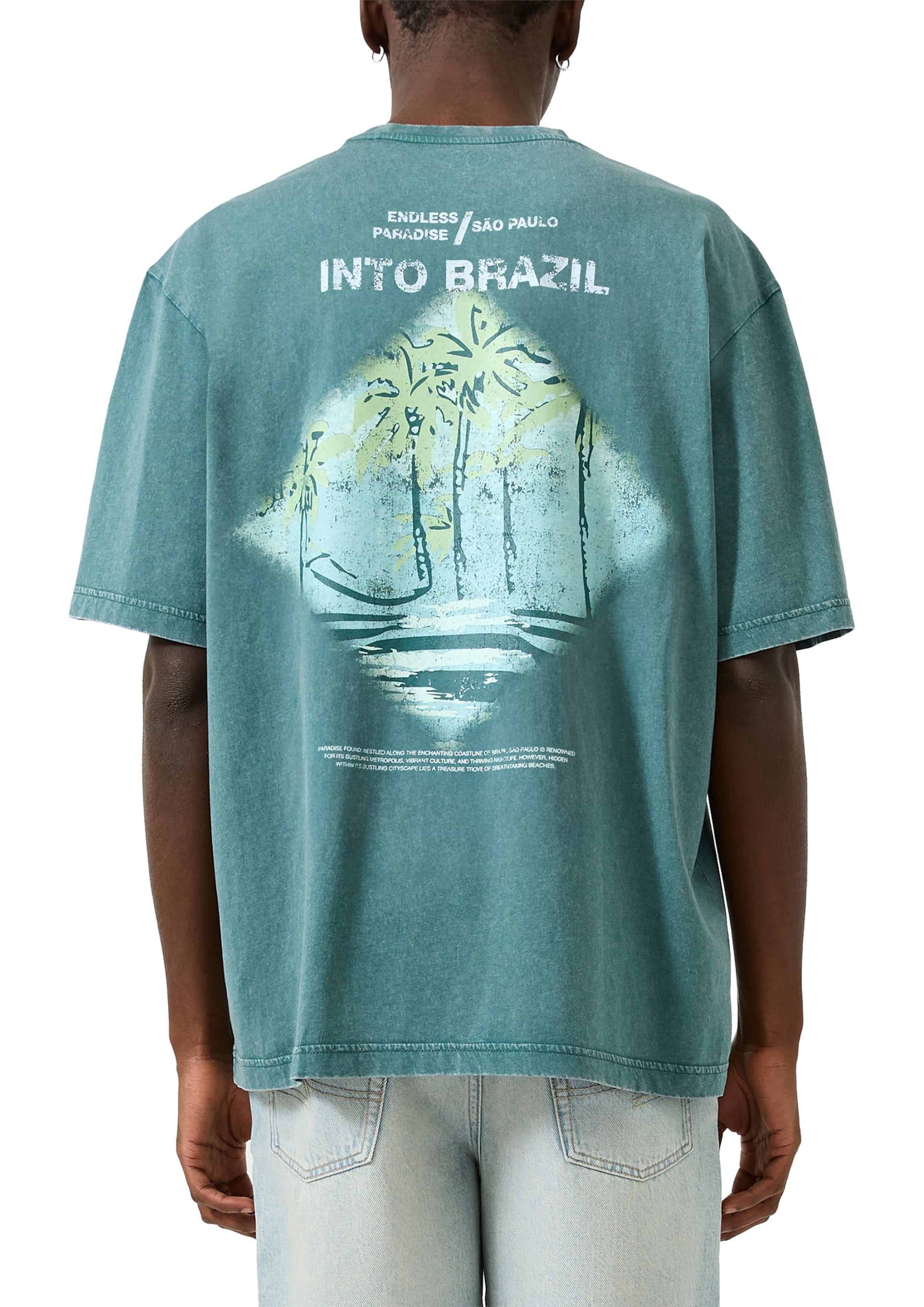 QS T-Shirt in Grün