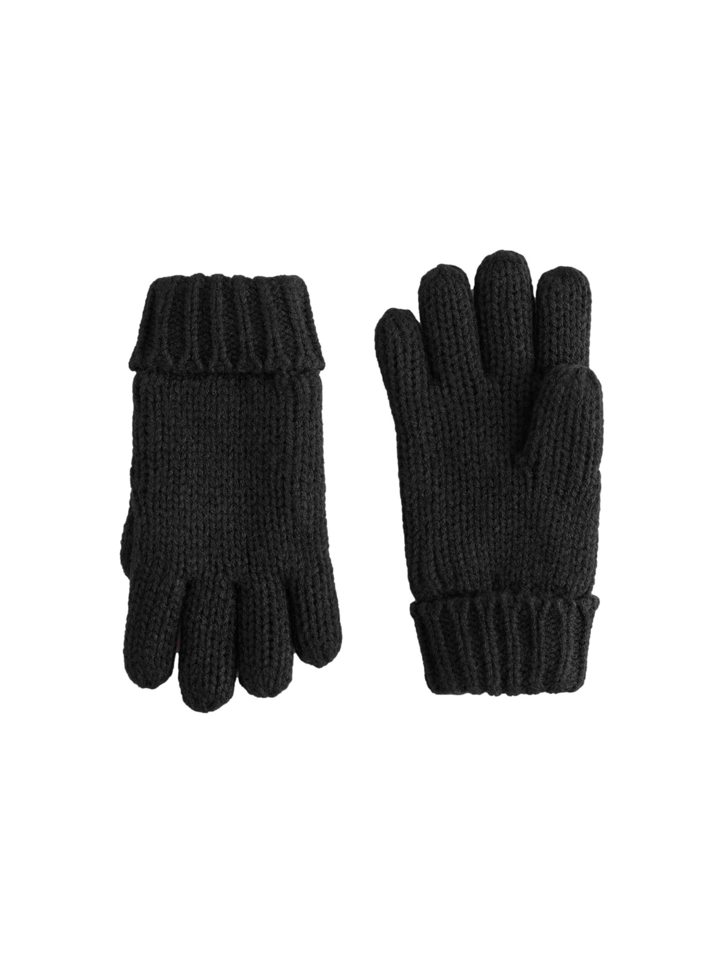 Next Handschuhe in Schwarz: Vorderseite