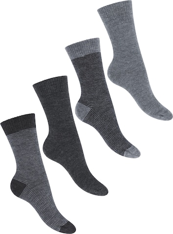 celodoro Socks 'Wollsocken' in Grey: front
