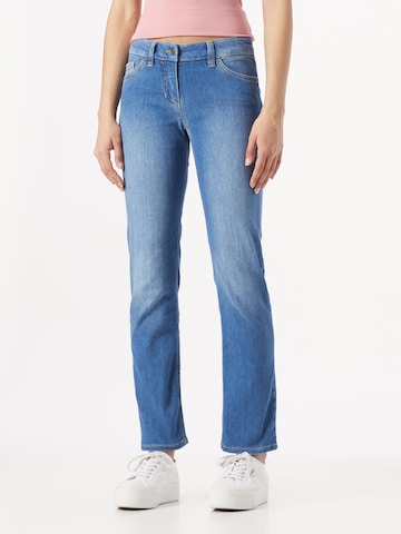 Coupe slim Jean GERRY WEBER en bleu : devant