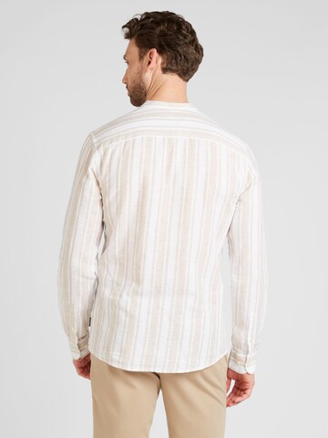 Only & Sons Regular fit Button Up Shirt 'CAIDEN' in Beige