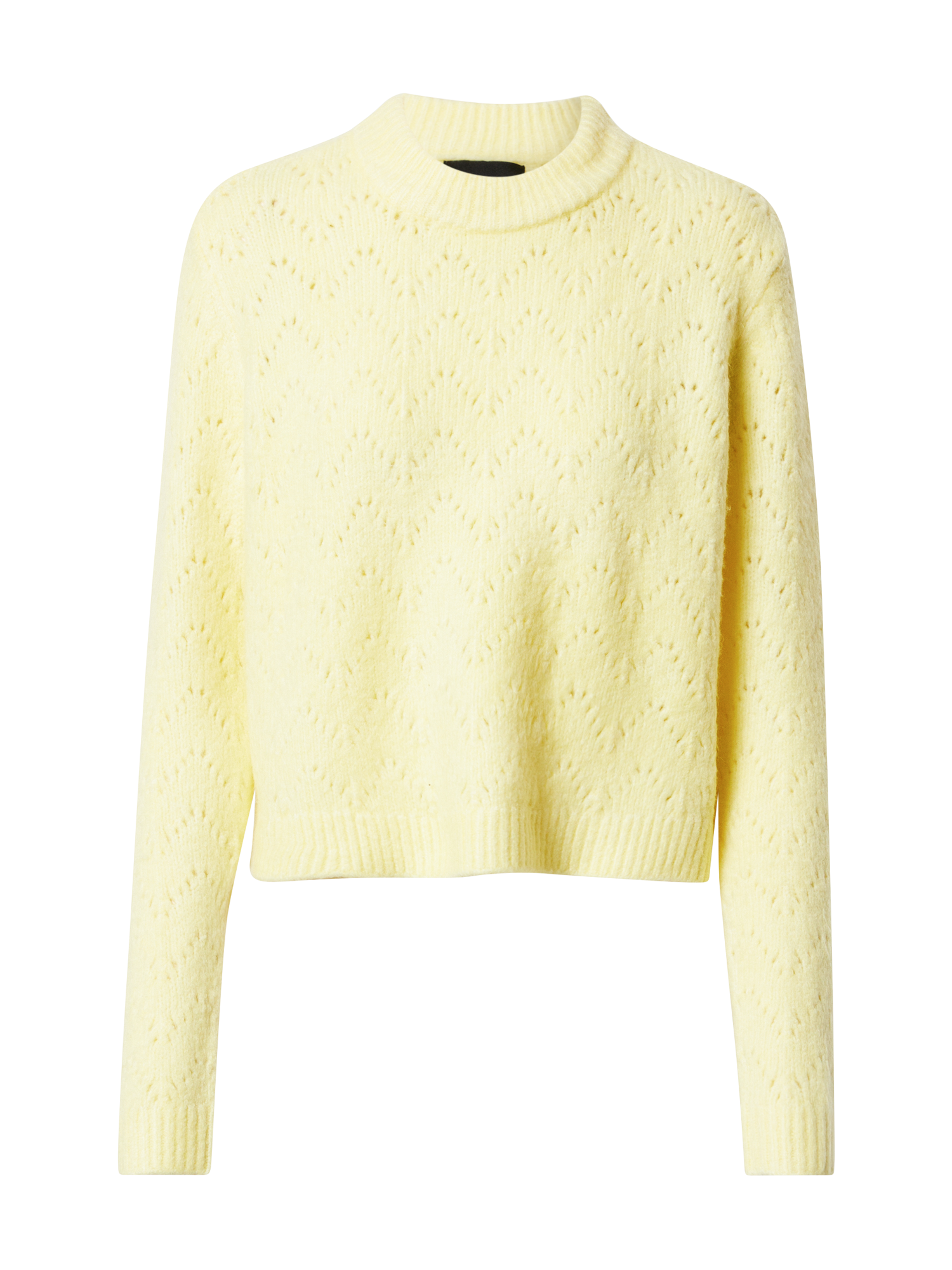 PIECES Sweter Regina w kolorze Pastelowo-Żółtym 