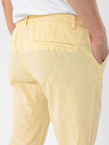 By Diess Collection Slimfit Kalhoty – žlutá