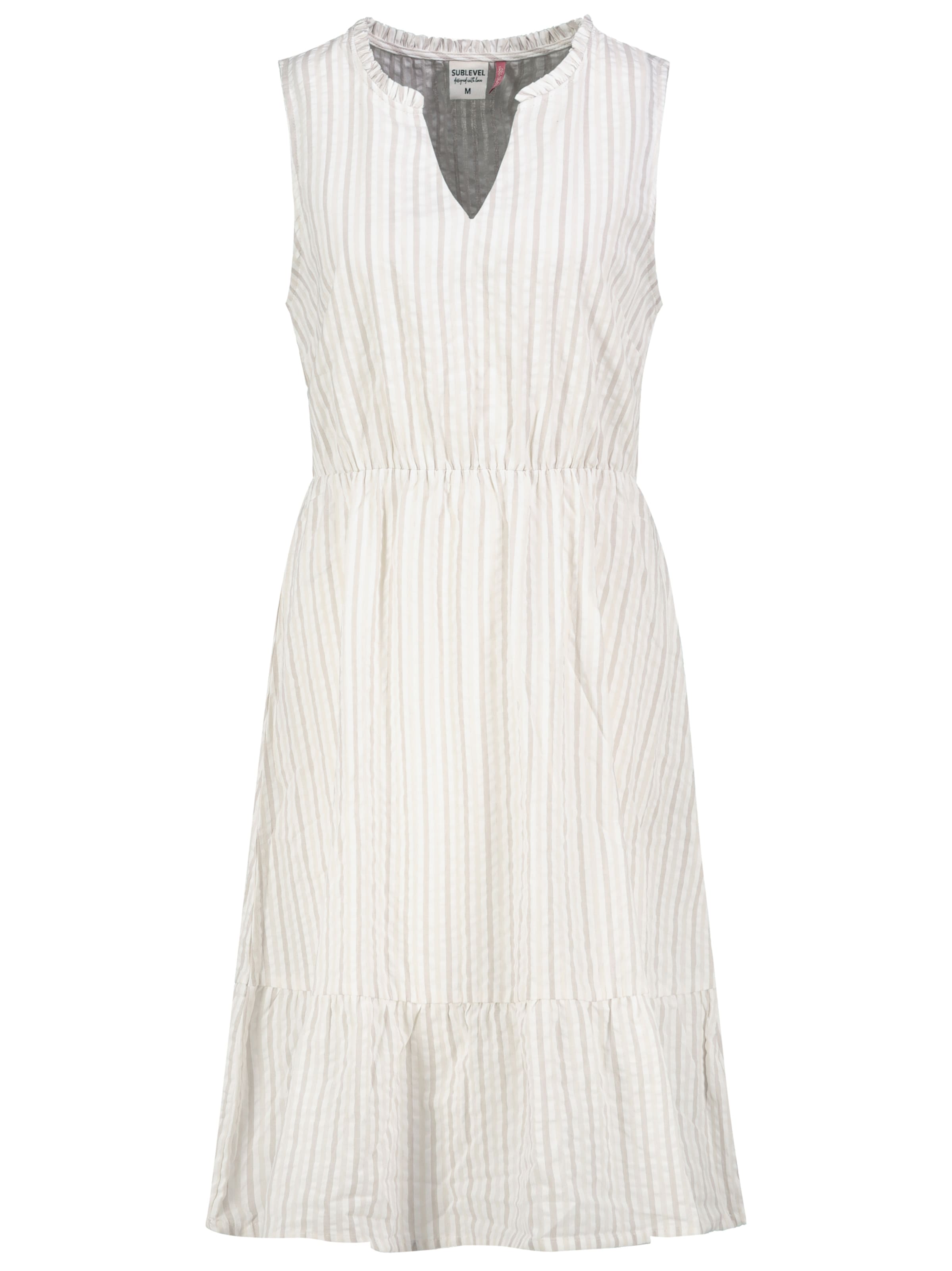 Sublevel Kleid in Beige: Vorderseite