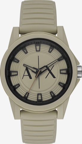 ARMANI EXCHANGE Analoguhr in Beige: predná strana