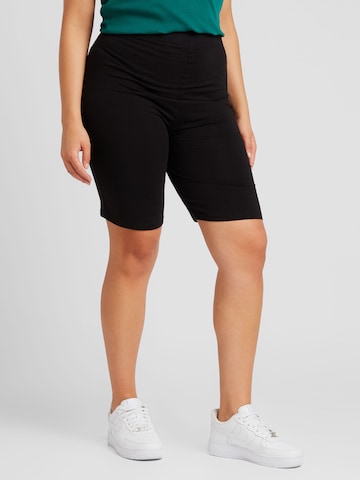 Vero Moda Curve Skinny Leggings in Black: front