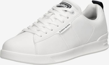 Baskets basses 'T2600 NYL M' BJÖRN BORG en blanc : devant