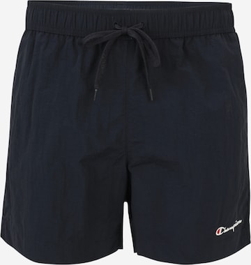 Champion Authentic Athletic Apparel Badeshorts in Blau: predná strana