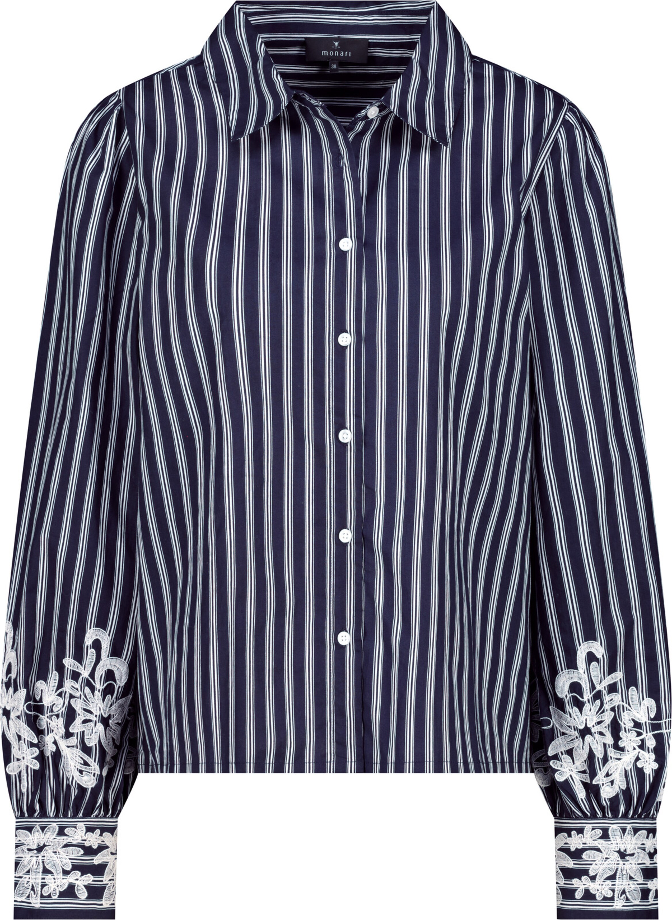 monari Bluse in Blau: Vorderseite