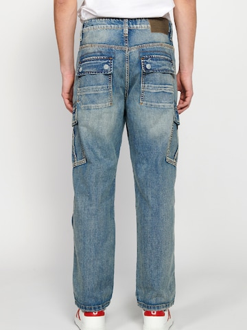 Regular Jeans cargo KOROSHI en bleu