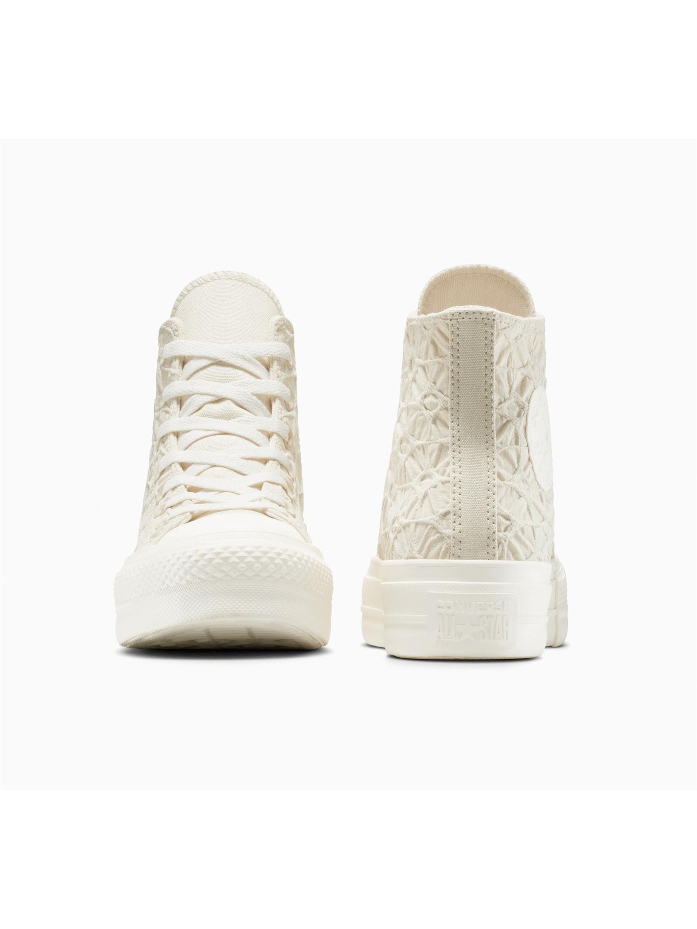 Sneaker bassa 'Converse Chuck Taylor All Star Lift Platform Textured Material' di CONVERSE in beige