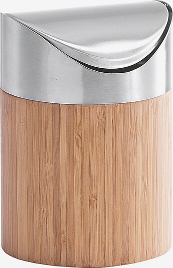 Zeller Present Kosmetikeimer in beige / silber, Produktansicht