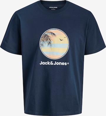 Jack & Jones Plus Särk 'JJPERRY', värv sinine: eest vaates