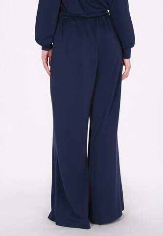 Wide Leg Pantalon 'Classic Look' DreiMaster Klassik en bleu