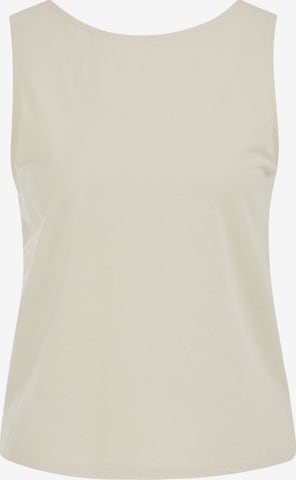 smėlio WE Fashion Palaidinė be rankovių: priekis