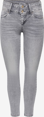ONLY - Skinny Calças de ganga 'ONLWAUW' em cinzento: frente