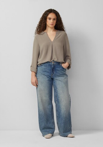 Wide Leg Jean QS en bleu