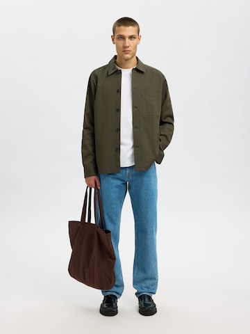 SELECTED Comfort fit Tussenjas 'SLHTATE' in Groen