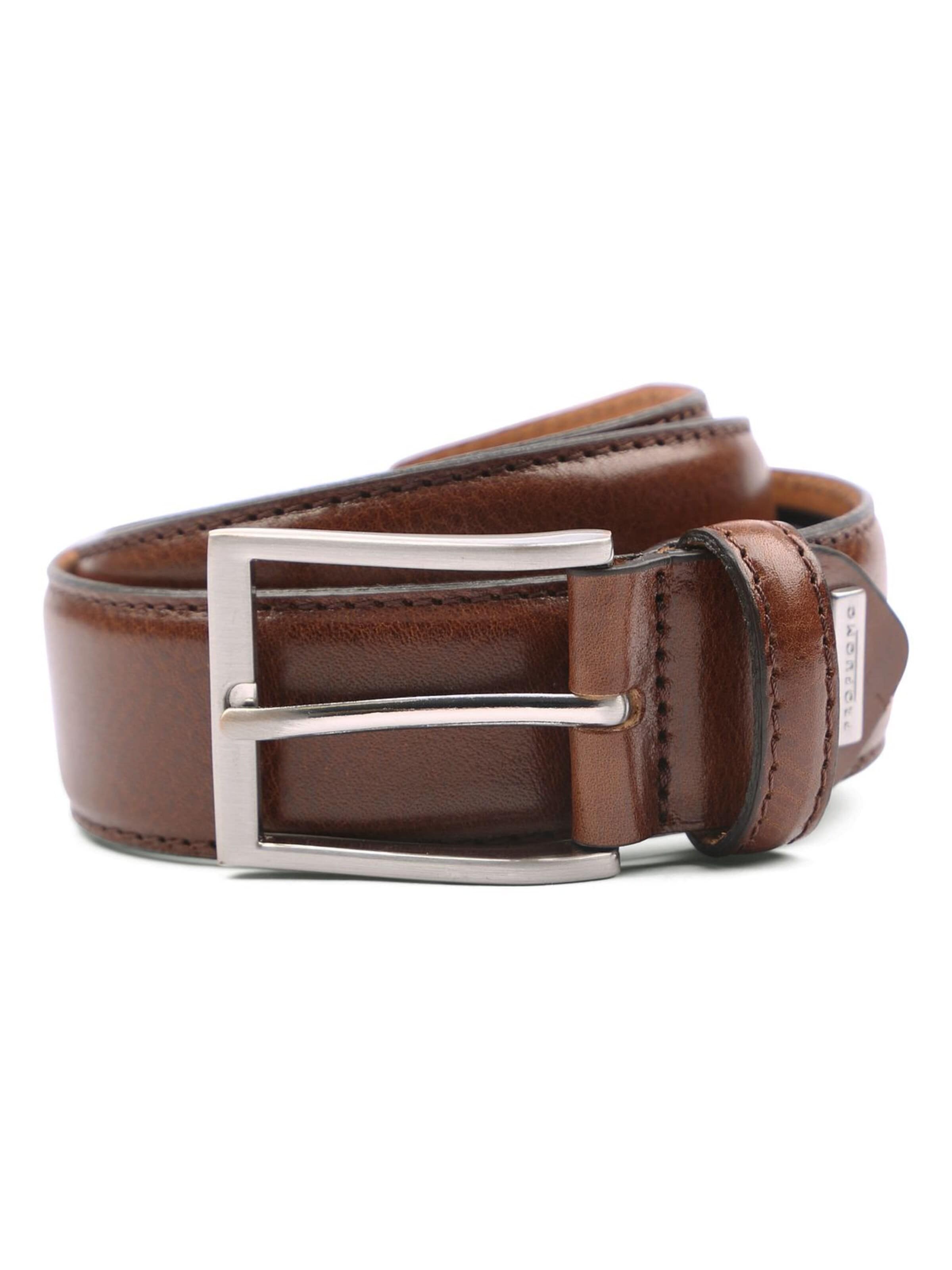 Profuomo Belt in Brown: front