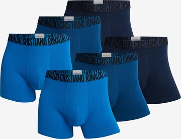 CR7 - Cristiano Ronaldo Boxershorts ' Basic Organic ' in Blauw: voorkant