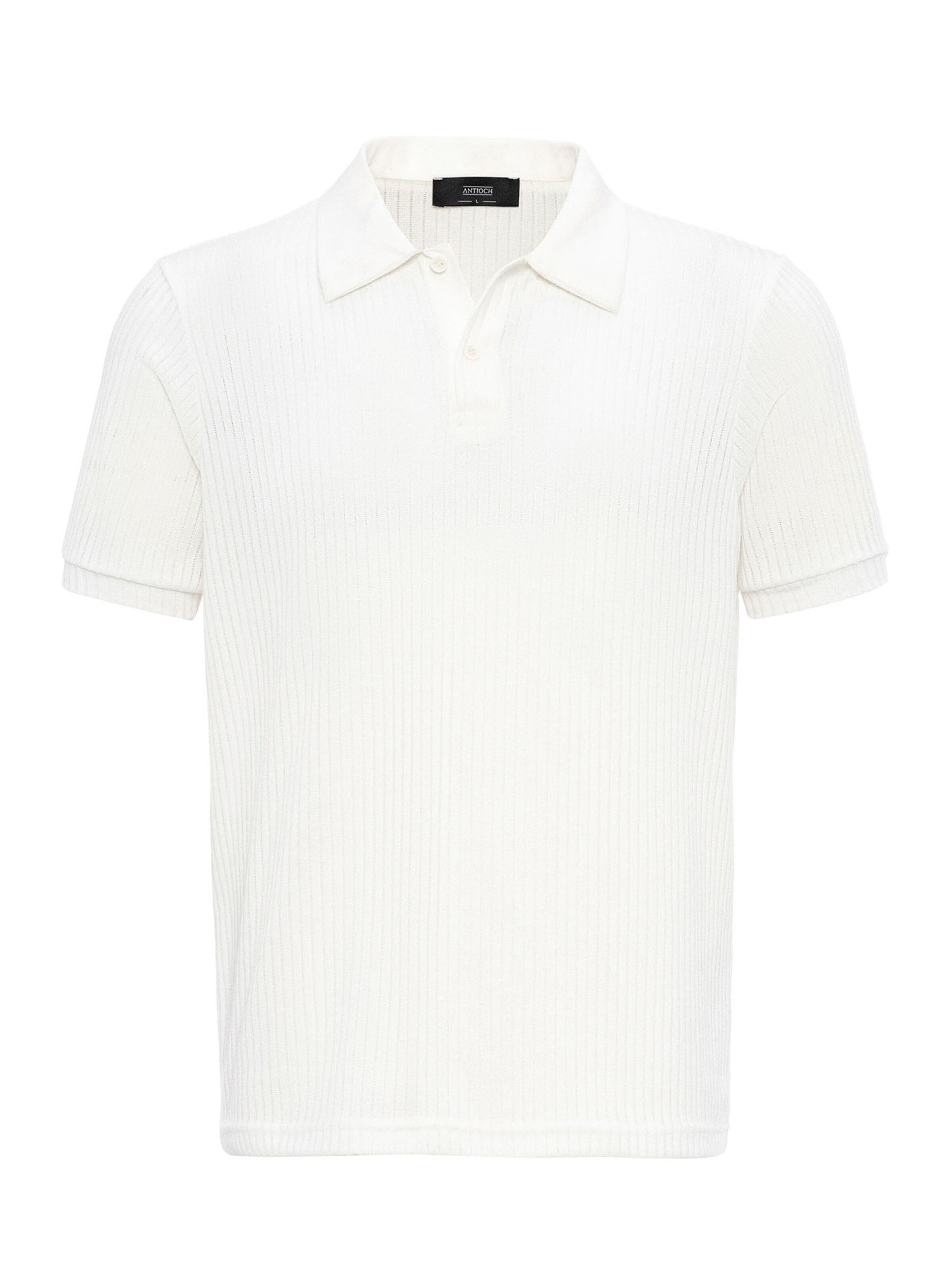 Tricou de la Antioch pe alb: față