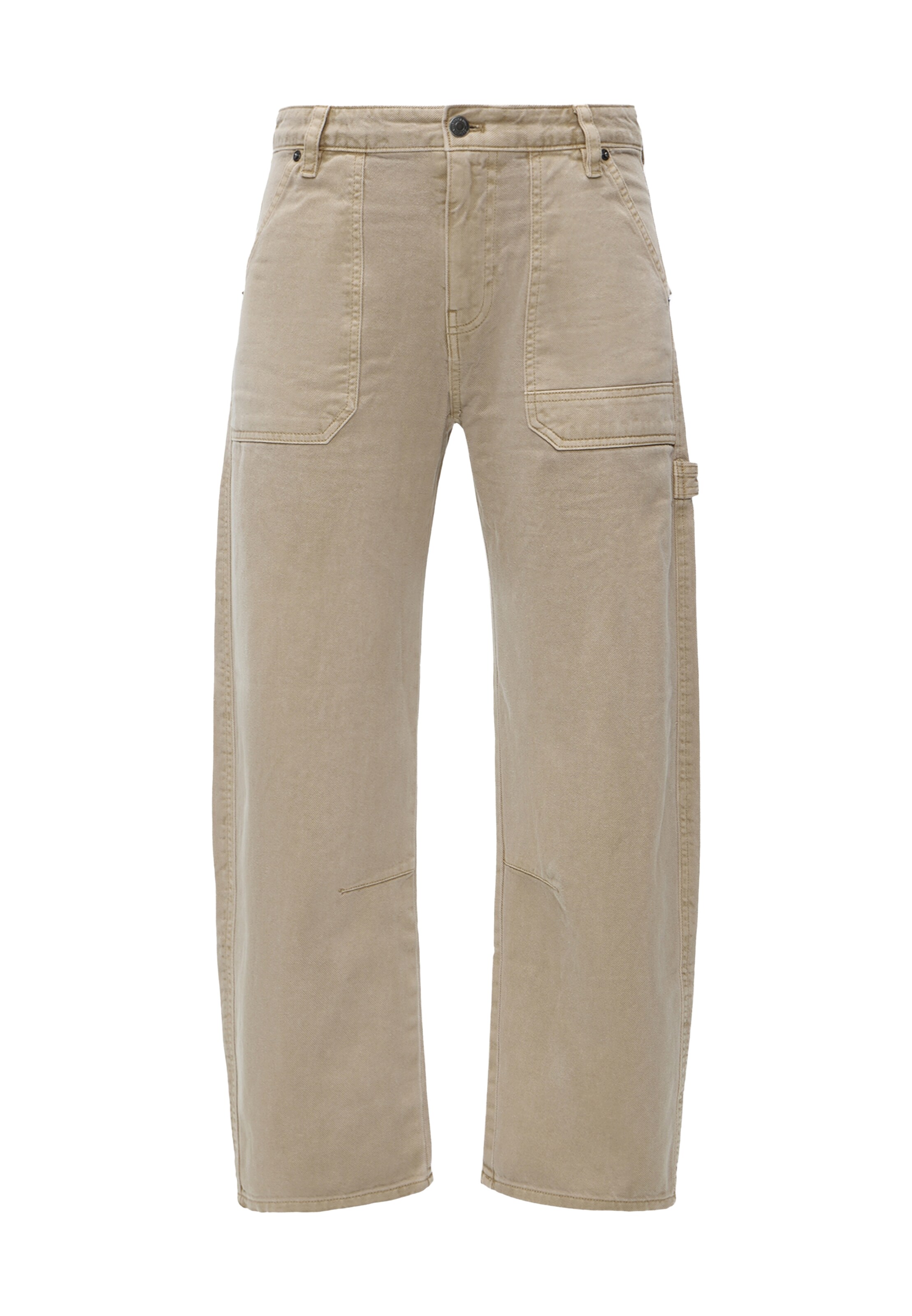 GAP - Barrel Pantalón 'RAQUEL' en gris: frente