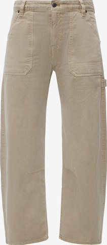 GAP - Barrel Pantalón 'RAQUEL' en gris: frente