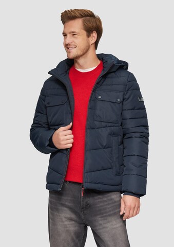 s.Oliver Winterjacke in Blau: Vorderseite