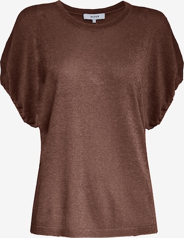 Top 'Mara' di minus in marrone: frontale