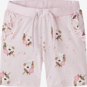 NAME IT Regular Trousers in Pink: front