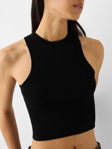 Bershka Top in Schwarz