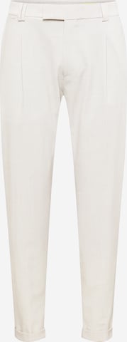 CINQUE Slim fit Pleat-front trousers 'CISAND' in Beige: front